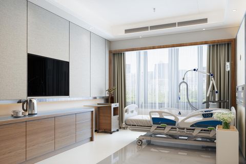 Zimmer in einer Luxusklinik