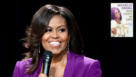 Michelle Obama; Cover ihres neuen Buches  "Das Licht in uns – Halt finden in unsicheren Zeiten"