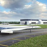 So soll es aussehen, wenn die "Overture" am Flughafen auf ihre Passagiere wartet.