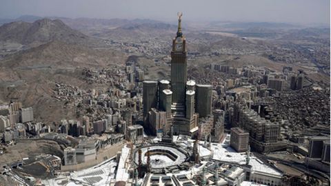Luftaufnahme von Mekka