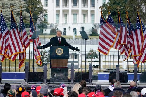 Donald Trump am 6. Januar