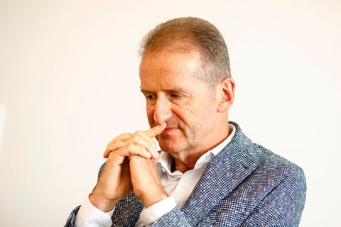 VW-Konzernchef Herbert Diess nachdenklich