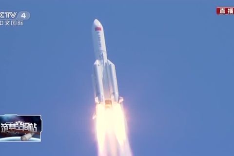 Video: China startet zweites Modul für Raumstation