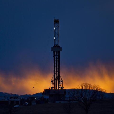 Fracking-Bohrturm in den USA