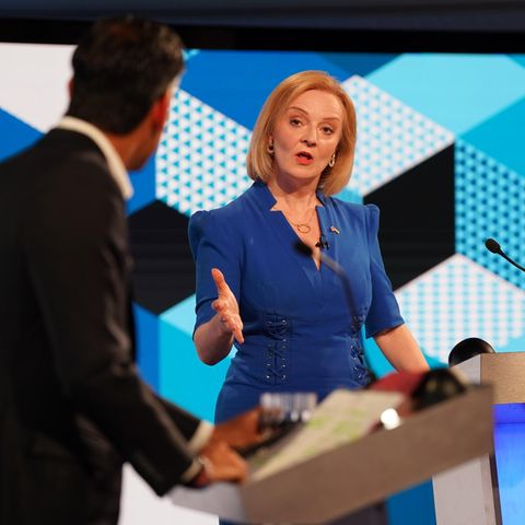 Warfen sich beide viel vor: Liz Truss und Rishi Sunak
