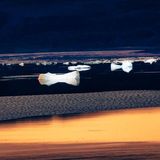 Eisberge in der Baffin Bay im Arktischen Ozean