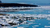 Eisberge in der Baffin Bay im Arktischen Ozean