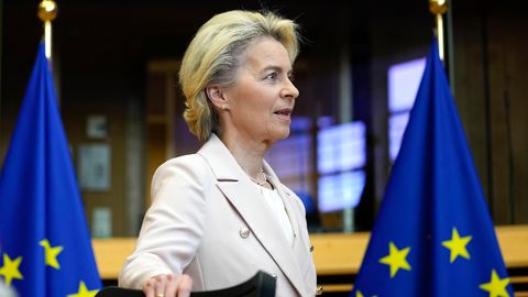Ursula von der Leyen (CDU), Präsidentin der Europäischen Kommission, mahnt zum Gassparen an
