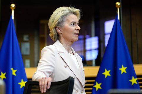 Ursula von der Leyen (CDU), Präsidentin der Europäischen Kommission, mahnt zum Gassparen an