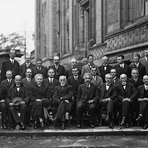 Physiker bei der Solvay-Konferenz