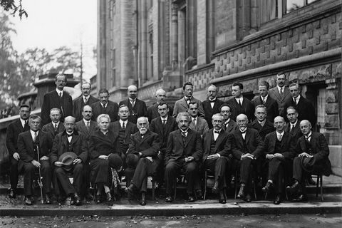 Physiker bei der Solvay-Konferenz