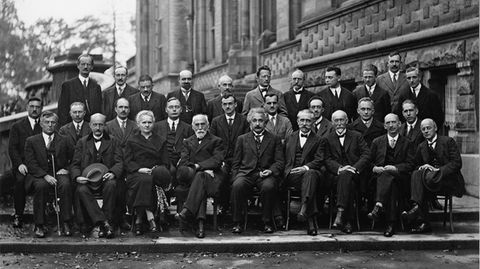 Physiker bei der Solvay-Konferenz