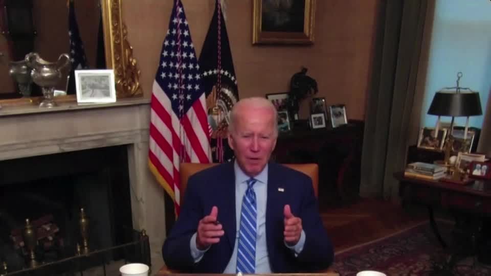 Video: Biden will Corona-Isolation bald verlassen Video: Biden will Corona-Isolation bald verlassen