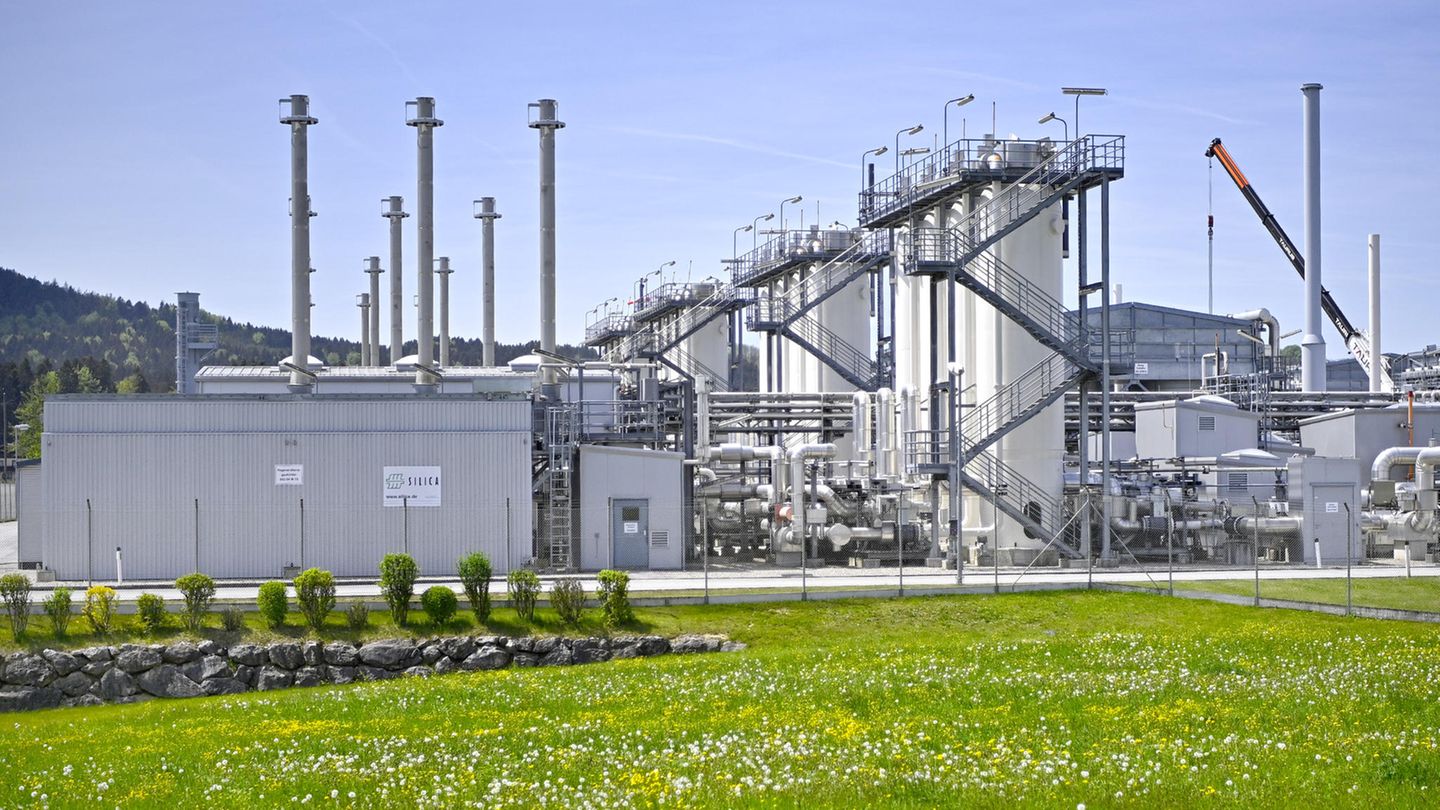 Gasspeicher Haidach in Österreich bei Salzburg