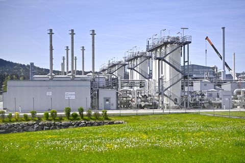 Gasspeicher Haidach in Österreich bei Salzburg