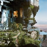 Von Nahem betrahctet hat The Line gar keine glatten Flächen.