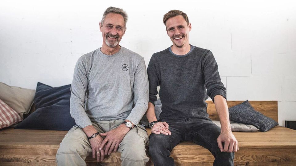 Vater Ottmar Horl und sein Sohn Timo. Vater Ottmar Horl und sein Sohn Timo.