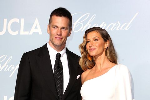 Football-Star Tom Brady mit seiner Ehefrau, Topmodel Gisele Bündchen