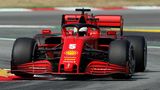 August 2020:  Der deutsche Formel-1-Pilot nimmt am ersten Training auf dem Circuit de Catalunya beim Großen Preis von Spanien teil – schon vor der Saison wird die Trennung von Ferrari bekanntgegeben