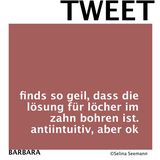 "#kleingedrucktes": "Am Rucksack meines Herzens bist du die Diddlmaus": Die besten Tweets von Selina Seemann