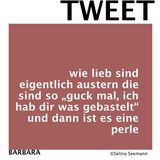 "#kleingedrucktes": "Am Rucksack meines Herzens bist du die Diddlmaus": Die besten Tweets von Selina Seemann