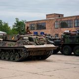 Bergepanzer auf Bundeswehrgelände