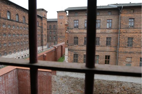 Die Haftanstalt in Halle, genannt "Roter Ochse"