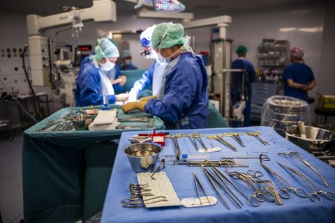 OP-Saal vor einer Transplantation