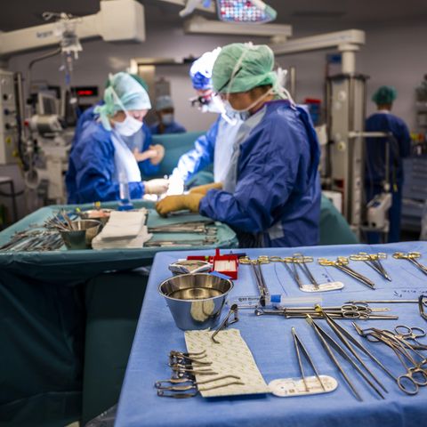OP-Saal vor einer Transplantation