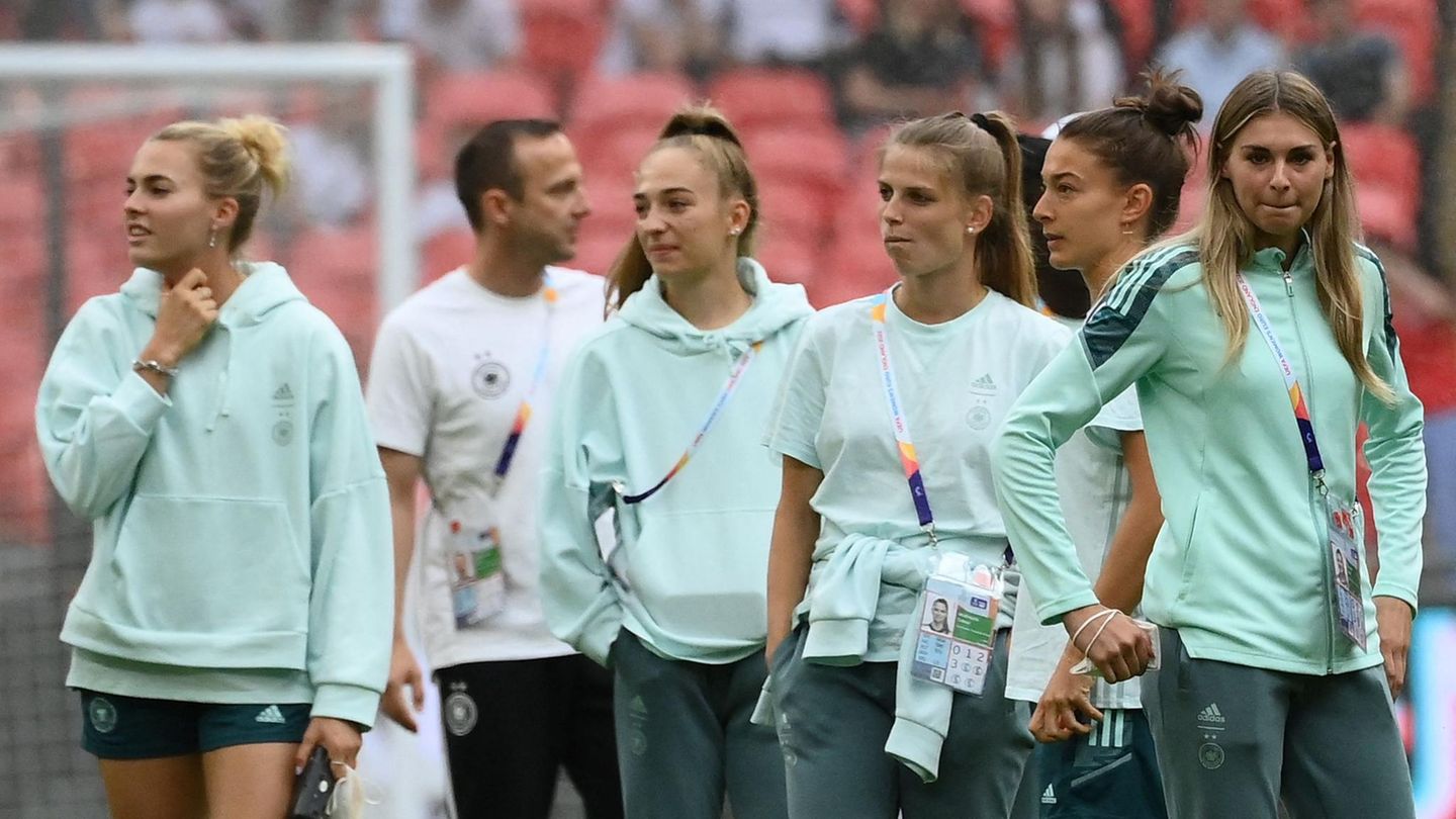 Die Nationalspielerinnen in Wembley