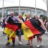 Deutsche Fans vor Wembley