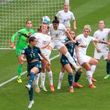 Frauen-Fußball EM SpielI
