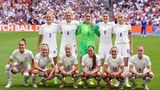 Das englische Team: Die Gastgeberinnen waren auch als Favorit gestartet.
