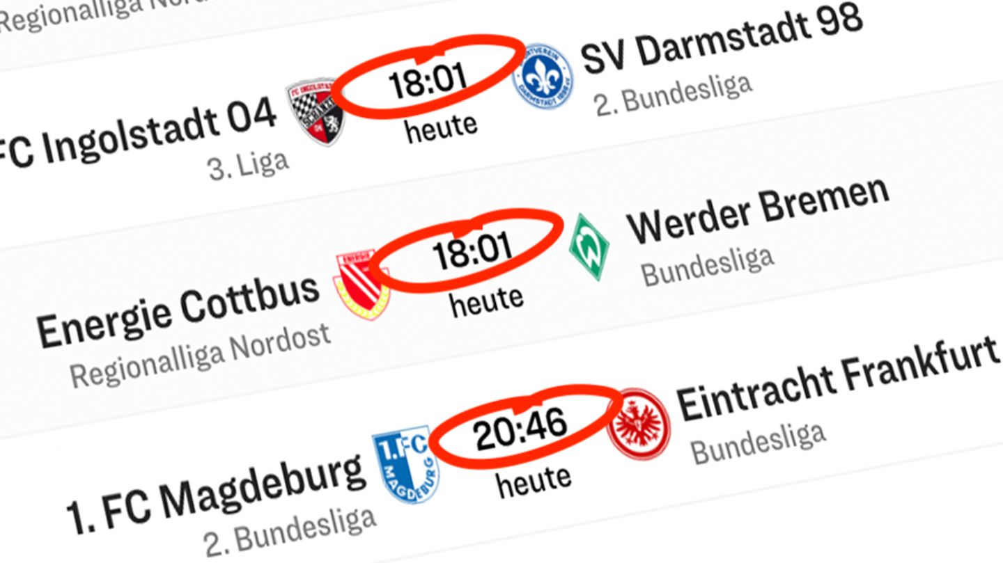 Die Anstoßzeiten beim DFB-Pokal ließen Fans ratlos zurück: Alle Spiele fingen eine Minute zu spät an.