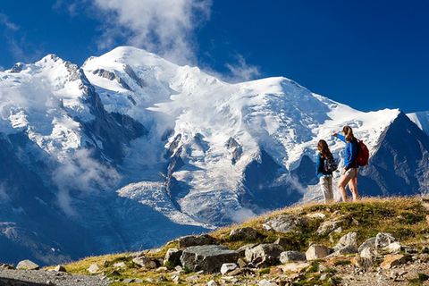 Blick auf den Mont Blanc
