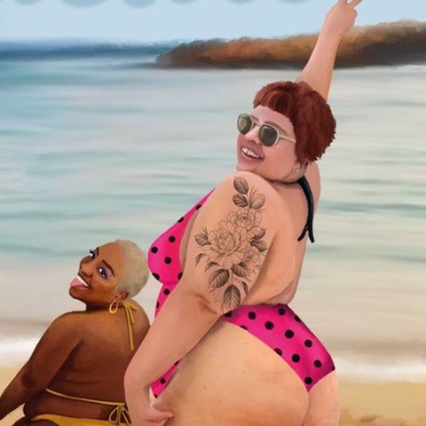 Fünf Frauen auf einem Bild der Kampagne "Der Sommer gehört uns" der spanischen Regierung