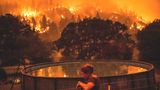 Der Pool der Crawfords ist gut gefüllt. Aber wird ihnen das im Kampf gegen den Waldbrand helfen?