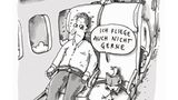 Auch stern-Zeichner Til Mette gehört zum Hamburger Strich. In diesem Cartoon befindet sich das Huhn hoch über den Wolken.