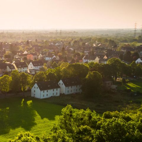 Eine bürgerliche Gegend irgendwo im Land