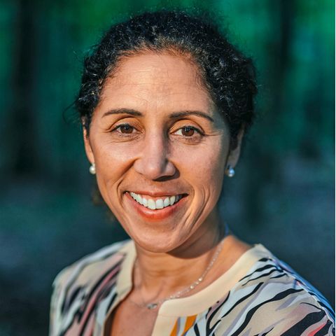 Die ehemalige Bundestrainerin Steffi Jones 2021