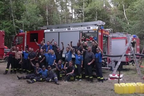 Video: Sächsische Schweiz - Löscharbeiten halten an