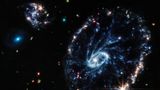 James Webb Wagenrad Galaxy mittleres Infrarot