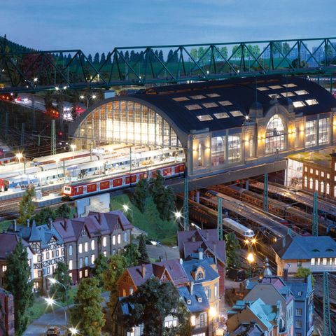 Der Dammtor-Bahnhof im Miniatur Wunderland Hamburg