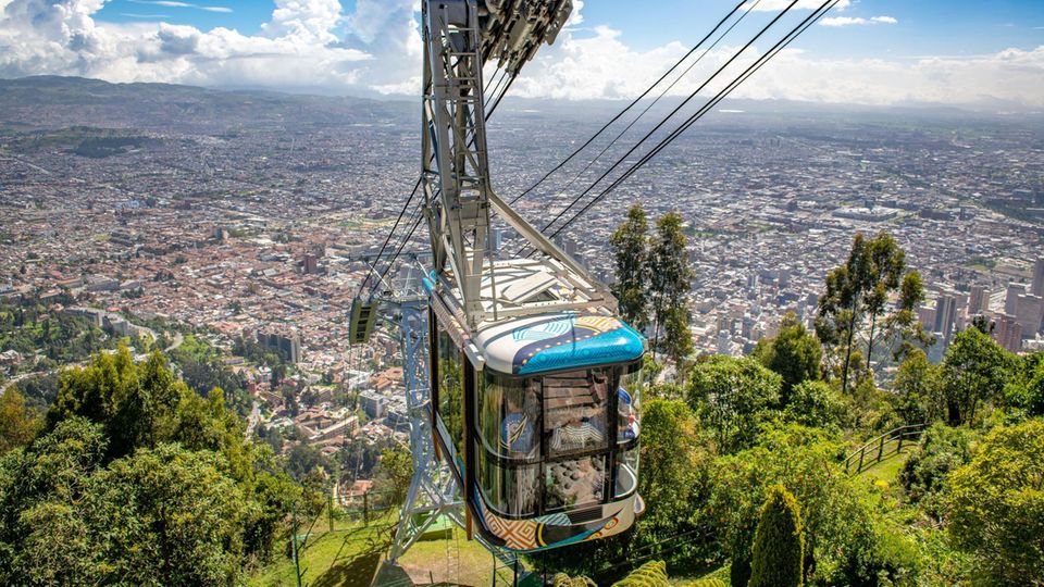 Seilbahn in Bogotá
