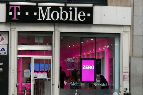 In den USA - hier eine Filiale in New York - ist T-Mobile eher bei jüngeren Kunden beliebt