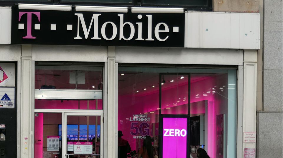 In den USA - hier eine Filiale in New York - ist T-Mobile eher bei jüngeren Kunden beliebt
