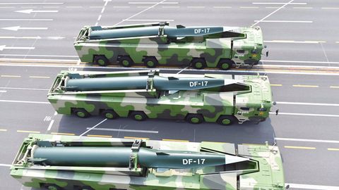 Peking hat zu Beginn der Manöver Hyperschallraketen gestartet, die über Taiwan hinwegflogen.