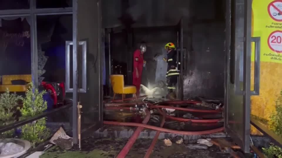 Video: Tote und Verletzte bei Brand in thailändischem Nachtclub