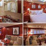 Unter Deck der Jacht "Zeus"