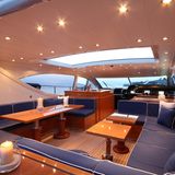 An Deck der Jacht "Zeus"